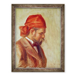 Tablou inramat - Pierre Auguste Renoir - Portretul lui Ambroise Vollard 1868-1939, 70 x 90 cm