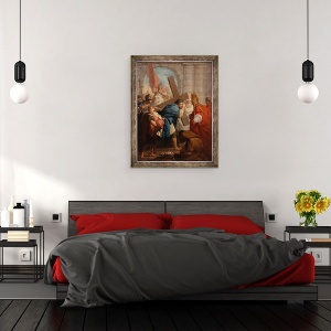 Tablou inramat - Pierre Subleyras - Heraclius Purtand Crucea, 70 x 90 cm - Img 3