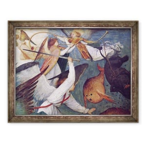 Tablou inramat - Pieter Bruegel the Elder - Caderea ingerilor rebeli I, 60 x 80 cm