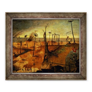 Tablou inramat - Pieter Bruegel the Elder - Triumful Mortii I, 70 x 85 cm