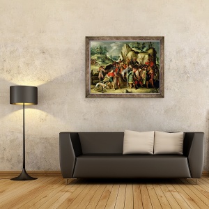 Tablou inramat - Pieter Brueghel the Younger - Sfantul Pavel a condus la Damasc dupa convertirea sa, 60 x 80 cm - Img 2