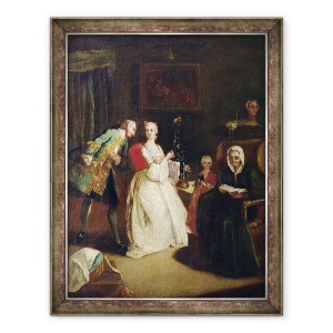 Tablou inramat - Pietro Longhi - Declaratia de dragoste, 60 x 80 cm