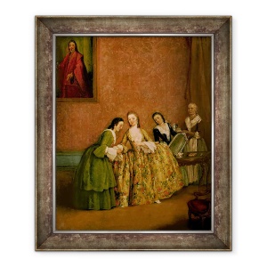 Tablou inramat - Pietro Longhi - Dressing Lady, 50 x 60 cm