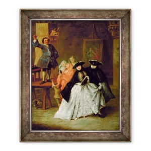 Tablou inramat - Pietro Longhi - sarlatanul, 70 x 85 cm
