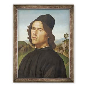 Tablou inramat - Pietro Perugino - Portret De Lorenzo di Credi, 60 x 80 cm