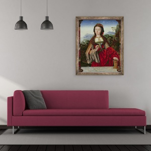 Tablou inramat - Quentin Massys - Mary Magdalene, 50 x 60 cm - Img 2