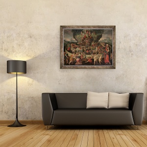 Tablou inramat - Quentin Varin - Tabula din Cebes, 70 x 90 cm - Img 2