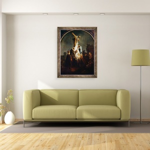 Tablou inramat - Rembrandt Harmensz van Rijn - Depozitia, 70 x 90 cm - Img 2