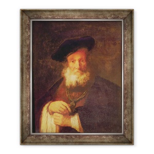 Tablou inramat - Rembrandt Harmensz van Rijn - Portret De Un Batran, 50 x 60 cm