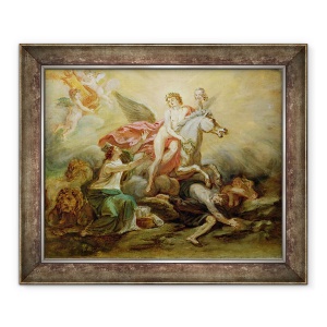 Tablou inramat - Robert Guillaume Dardel - Apoteoza lui Voltaire, 70 x 85 cm