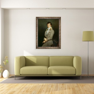 Tablou inramat - Robert Lefevre - Portret De Paulin-Guerin 1783-1855 1801, 70 x 90 cm - Img 2