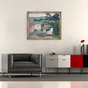 Tablou inramat - Robert Polhill Bevan - Ford, 70 x 85 cm - Img 2