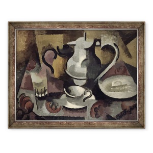 Tablou inramat - Roger de La Fresnaye - Natura moarta cu trei manere, 60 x 80 cm
