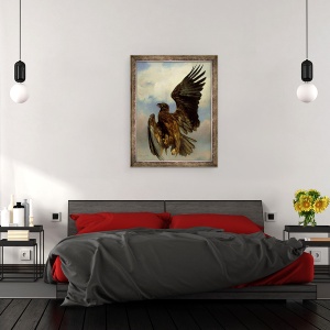 Tablou inramat - Rosa Bonheur - Vulturul Ranit, 60 x 80 cm - Img 3