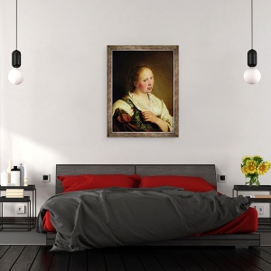 Tablou inramat - Salomon de Bray - Pictura tanarului taran, 70 x 90 cm - Img 3
