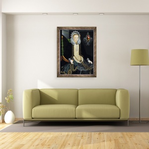 Tablou inramat - Salomon Mesdach - Portret De Adriana van Nesse, 70 x 90 cm - Img 2