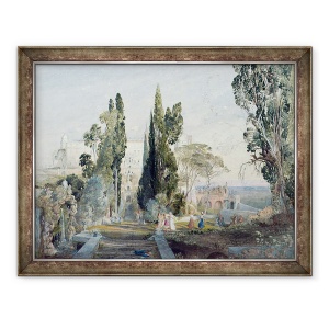 Tablou inramat - Samuel Palmer - Vila dEste, 60 x 80 cm