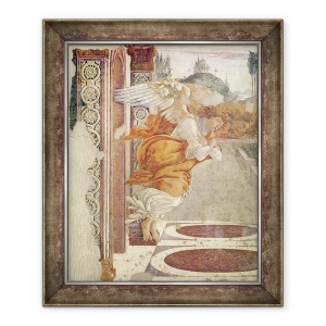 Tablou inramat - Sandro Botticelli - Buna Vestire, detaliu al ingerului, 70 x 85 cm