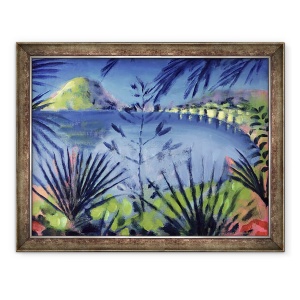 Tablou inramat - Sara Hayward - Dincolo de lac, 70 x 90 cm