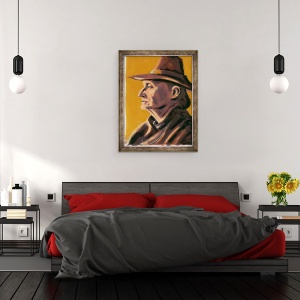 Tablou inramat - Sara Hayward - Edith Sitwell 1887-1964, 70 x 90 cm - Img 3