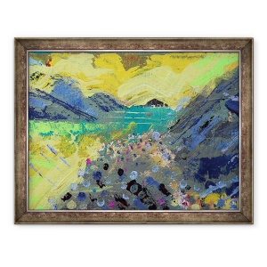 Tablou inramat - Sara Hayward - Insula II, 70 x 90 cm