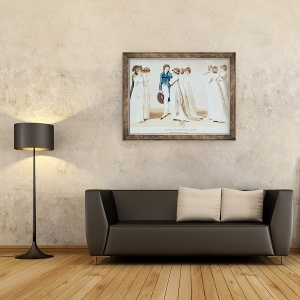 Tablou inramat - scoala engleza - Ranelagh, iulie 1798, 70 x 90 cm - Img 2