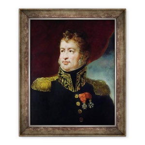 Tablou inramat - Scoala Franceza - Generalul Joseph-Leopold Sigisbert Hugo 1773-1828, 50 x 60 cm