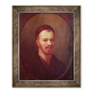 Tablou inramat - Scoala Franceza - Portret De Francois Rabelais, 50 x 60 cm