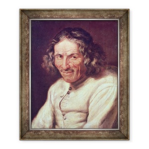 Tablou inramat - Scoala Franceza - Portretul lui Paul Scarron 1610-60, 50 x 60 cm