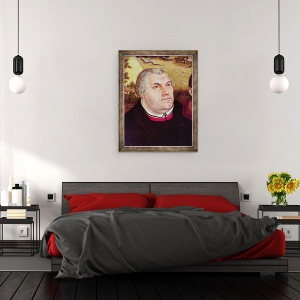 Tablou inramat - Scoala germana - Martin Luther, 60 x 80 cm - Img 3