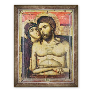 Tablou inramat - Scoala Italiana - Pieta, 70 x 90 cm