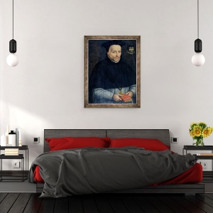 Tablou inramat - Scoala olandeza - Cornelius Jansen 1585-1638, 60 x 80 cm - Img 3