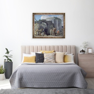 Tablou inramat - Sebastien Bourdon - Cersetorii, 60 x 80 cm - Img 3