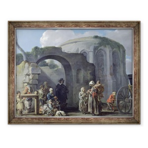 Tablou inramat - Sebastien Bourdon - Cersetorii, 70 x 90 cm