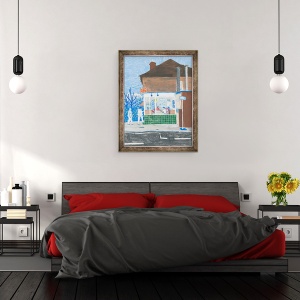 Tablou inramat - Sol Jeong - Bara de peste, 60 x 80 cm - Img 3