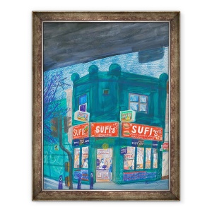 Tablou inramat - Sol Jeong - Cand miros chips-uri la noapte, 70 x 90 cm