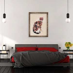 Tablou inramat - Sylver Bernat - Karma, 2019, 70 x 90 cm - Img 3