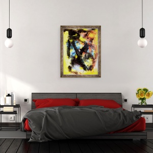 Tablou inramat - Sylver Bernat - Un pic de haos, 2018, 60 x 80 cm - Img 3