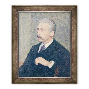 Tablou inramat - Theo van Rysselberghe - Portret De Auguste Descamps, 50 x 60 cm