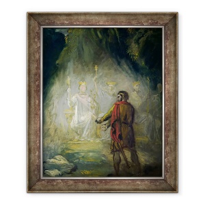 Tablou inramat - Theodore Chasseriau - Macbeth, 70 x 85 cm