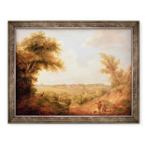Tablou inramat - Thomas Gainsborough - Peisaj cu casa, 60 x 80 cm
