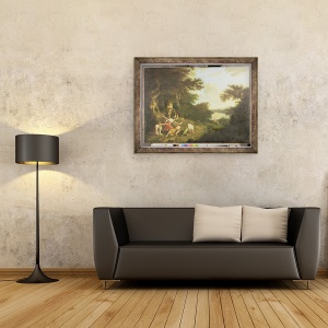 Tablou inramat - Thomas Jones - Moartea lui Orfeu, 70 x 90 cm - Img 2