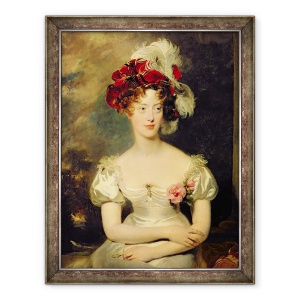 Tablou inramat - Thomas Lawrence - Marie-Caroline de Bourbon 1798-1870 Ducesa de Berry, 60 x 80 cm