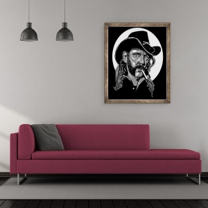 Tablou inramat - Thomas MacGregor - Lemmy, 50 x 60 cm - Img 2