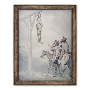 Tablou inramat - Thomas Rowlandson - Gibbet, 60 x 80 cm
