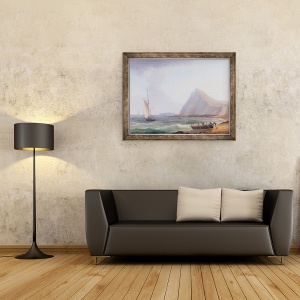 Tablou inramat - Thomas Whitcombe - Dover Stanci, 70 x 90 cm - Img 2