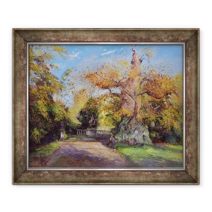 Tablou inramat - Timothy Easton - Diana in Chestnut Avenue, Parcul Shrubland, 50 x 60 cm