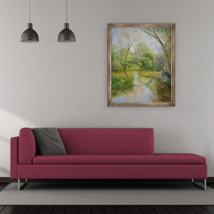 Tablou inramat - Timothy Easton - Floare completa, 50 x 60 cm - Img 2