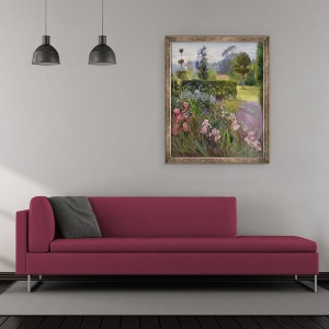 Tablou inramat - Timothy Easton - in gradina - iunie, 50 x 60 cm - Img 2
