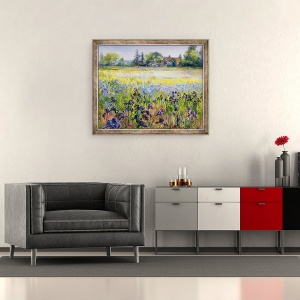 Tablou inramat - Timothy Easton - Irisuri si doi brazi, 50 x 60 cm - Img 2